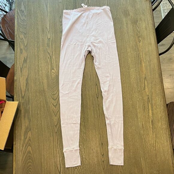 NWT Skims Lace Pointelle Leggings Lavender Size XL - Picture 7 of 8